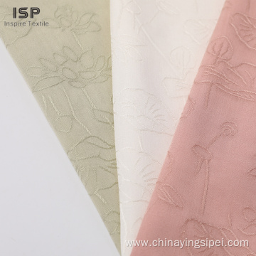 Solid Color Eco Jacquard Woven Fabric